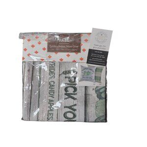 Outdoor/Indoor Pumpkin Patch Pillow Cover 17x17 Inches